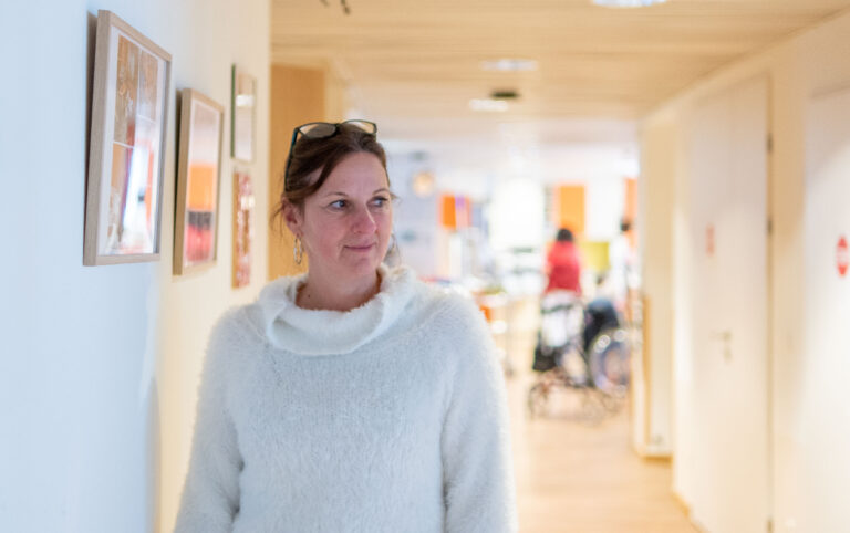 Alexandra Sygmund im Hospiz Verena in der CS Caritas Socialis Pramergasse